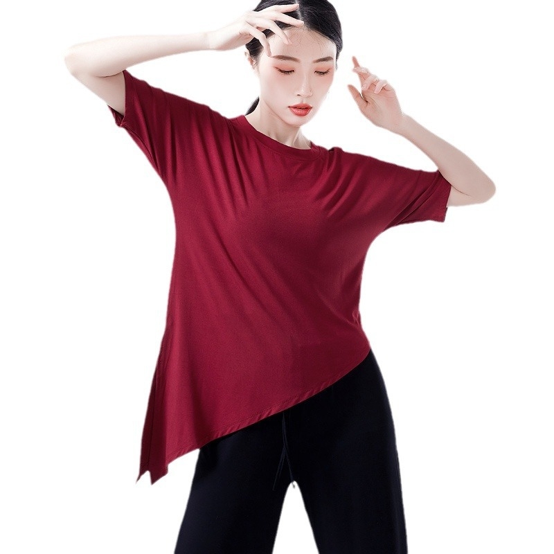 Modni plesni top za žene, sve sezone, materijal rayon modal (viskoza 93%), podstava rayon modal (93%), pogodan za pozornicu, balet, latino ples, folklorni ples i ballroom ples.