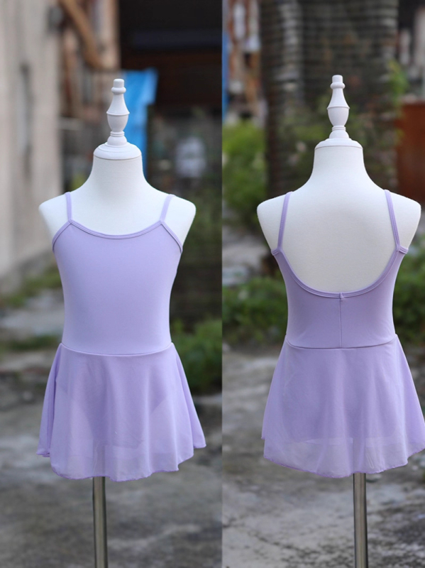 Lányoknak szóló tornabemutató/bodi, nyári változat, nejlon anyag, lágy felület, Koreai stílus, 3–8 éveseknek