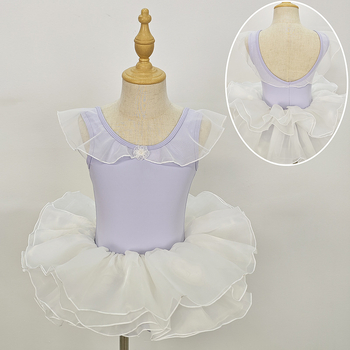 Detský baletný kostým na skúšky a predstavenia, 78% nylon, leto, pre dievčatá 3–8 rokov, značka Naya, Sladký štýl