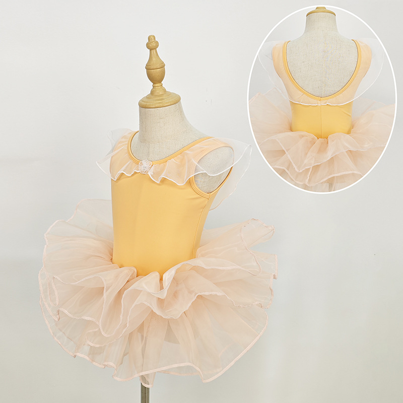 Detský baletný kostým na skúšky a predstavenia, 78% nylon, leto, pre dievčatá 3–8 rokov, značka Naya, Sladký štýl