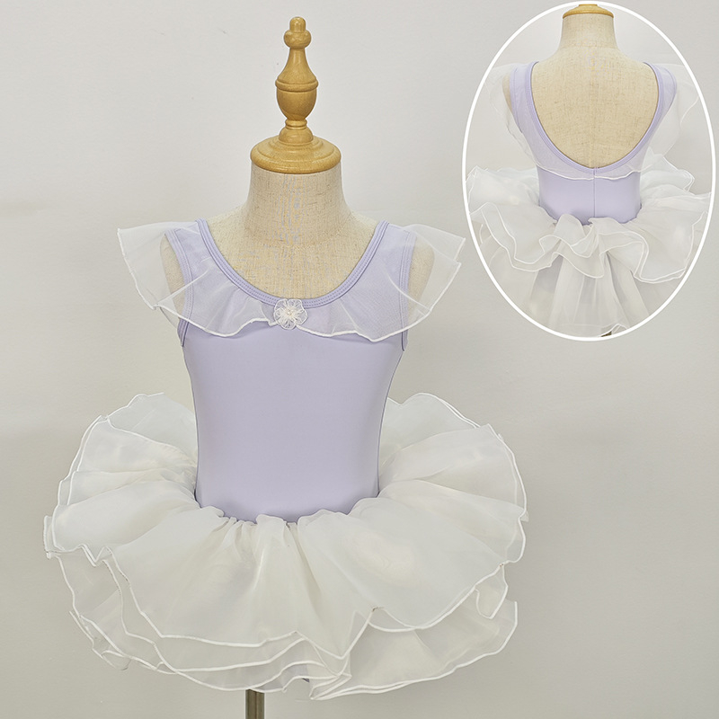 Detský baletný kostým na skúšky a predstavenia, 78% nylon, leto, pre dievčatá 3–8 rokov, značka Naya, Sladký štýl