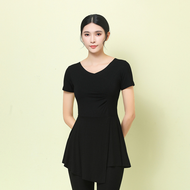 Modern táncruha széles lábú nadrággal, modál anyag (90% modál) és modál bélés (90%), nőknek, nyár–tavasz–ősz számára