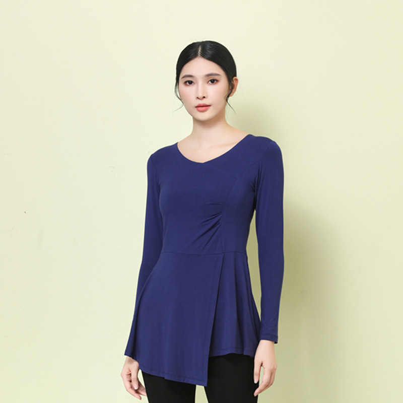 Modern táncruha széles lábú nadrággal, modál anyag (90% modál) és modál bélés (90%), nőknek, nyár–tavasz–ősz számára