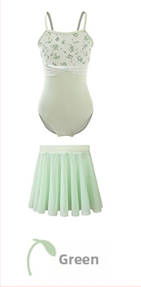 Detské baletné šaty jedného kusu, nylon/spandex 75/25, plisované a mäkká sieťovinová látka, pre deti 3–8 rokov, leto