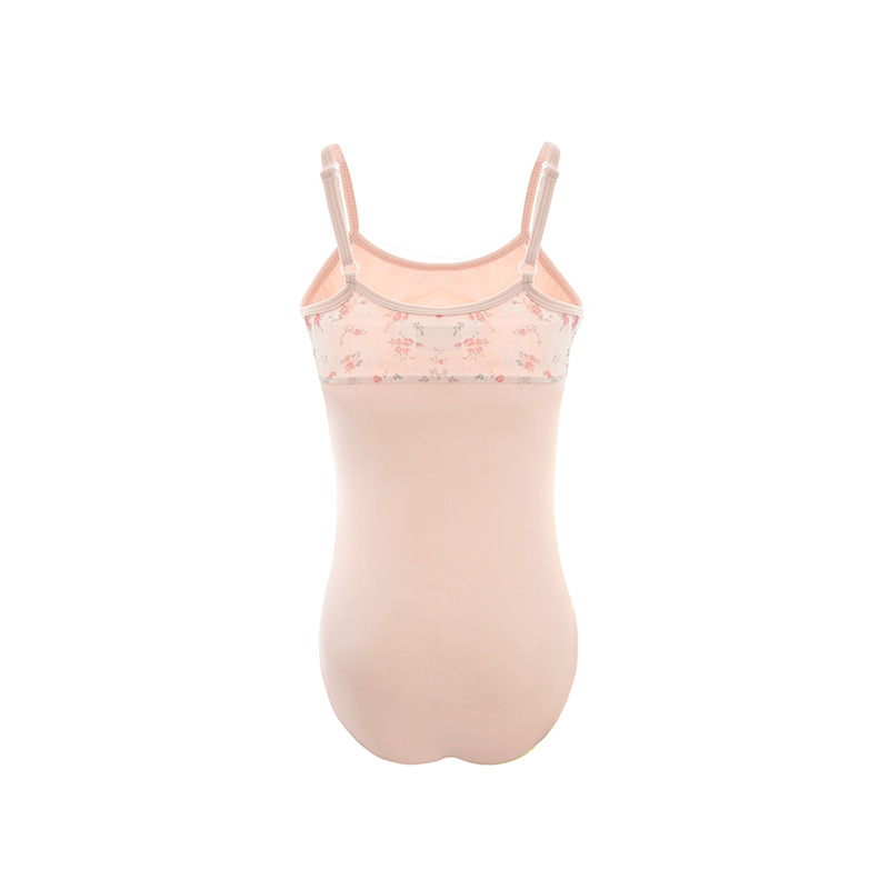 Detské baletné šaty jedného kusu, nylon/spandex 75/25, plisované a mäkká sieťovinová látka, pre deti 3–8 rokov, leto