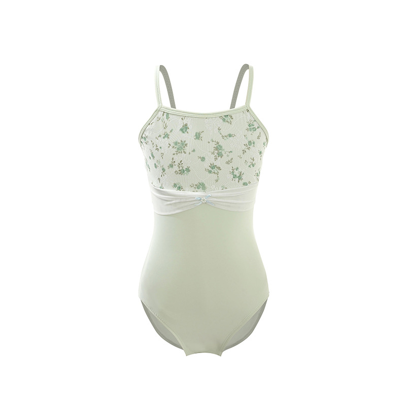 Detské baletné šaty jedného kusu, nylon/spandex 75/25, plisované a mäkká sieťovinová látka, pre deti 3–8 rokov, leto