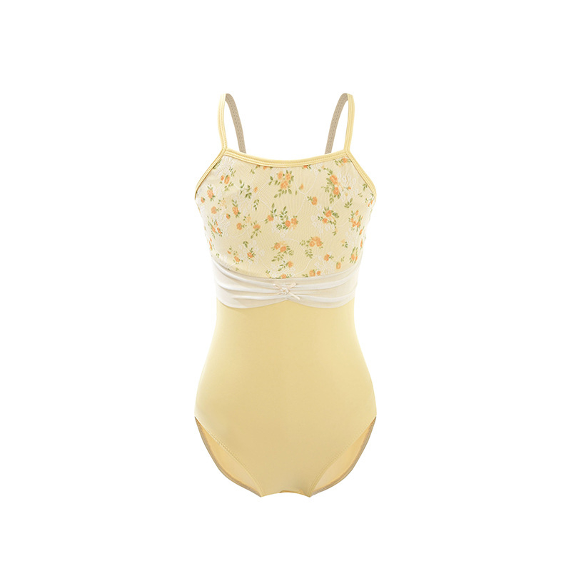 Detské baletné šaty jedného kusu, nylon/spandex 75/25, plisované a mäkká sieťovinová látka, pre deti 3–8 rokov, leto