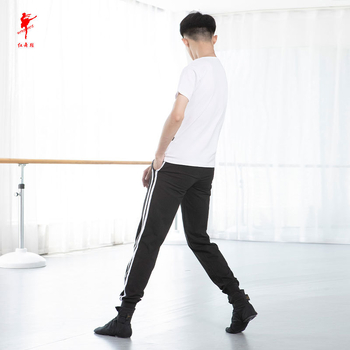 Modern tánc felső férfiaknak – felnőtt, rövid ujjú, pamut-nylon keverék anyag (50% nylon), balethez, drámához és etnikai táncokhoz alkalmas