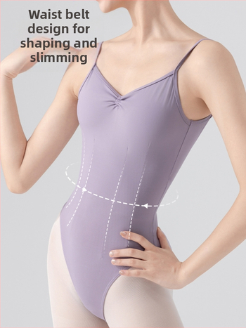 Felnőtt nőknek készült balett vállpántos body – 87% nylon / 13% spandex, minden évszakban viselhető táncruha