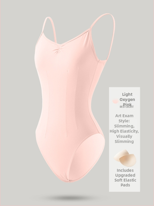 Felnőtt nőknek készült balett vállpántos body – 87% nylon / 13% spandex, minden évszakban viselhető táncruha