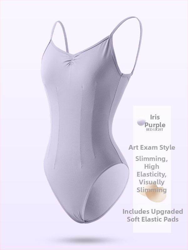 Felnőtt nőknek készült balett vállpántos body – 87% nylon / 13% spandex, minden évszakban viselhető táncruha