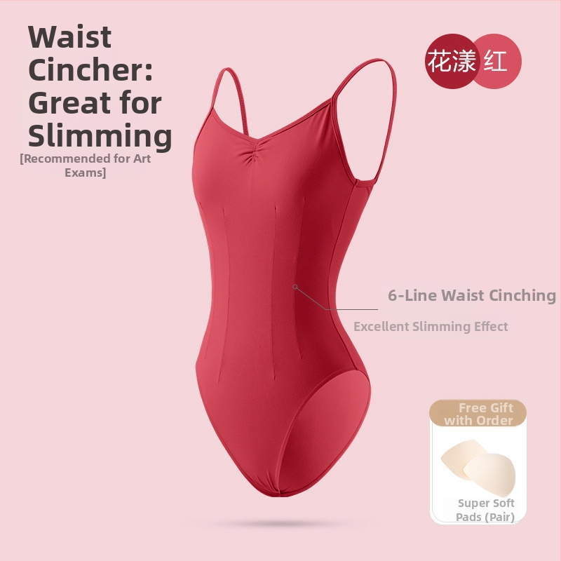 Felnőtt nőknek készült balett vállpántos body – 87% nylon / 13% spandex, minden évszakban viselhető táncruha