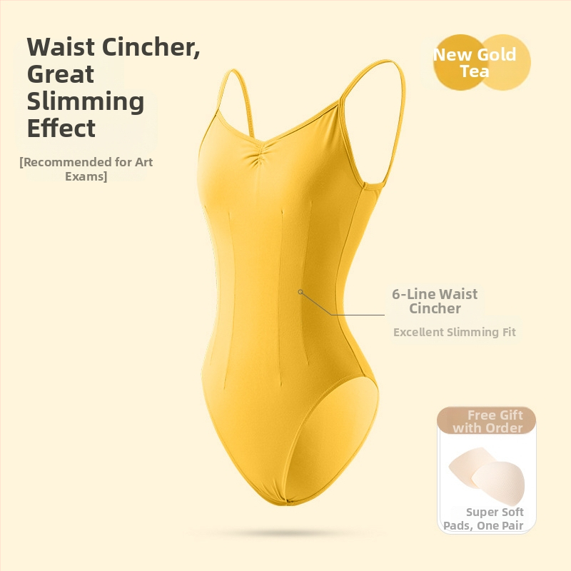 Felnőtt nőknek készült balett vállpántos body – 87% nylon / 13% spandex, minden évszakban viselhető táncruha