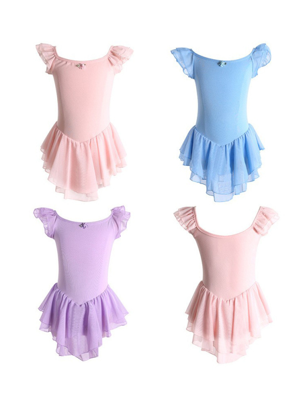 Gyerekek balett gyakorlóruhája – Fitdance, mozgásstílus, 93,2% pamut anyag, puha feldolgozás, 2022 téli szezon