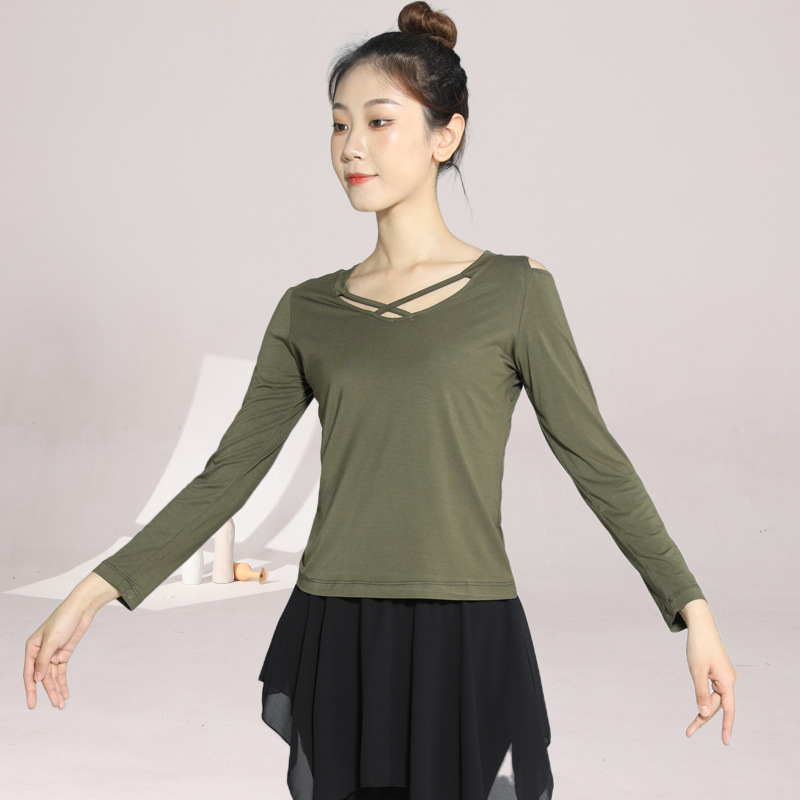 Женски комплект за съвременен танц – топ и тренировъчен костюм, Modal плат 95%, подплата Modal 95%, подходящ за сценични изпълнения