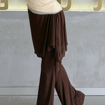 Nőknek szóló táncpantalonok mikro-árnyékos sziluettel, poliészter anyag, 96–100% poliészter tartalom, poliészter bélés