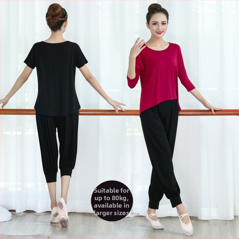 Női táncruha, modern táncos kostüm Modal viszkóz 92%, próba és színpadi előadásokhoz