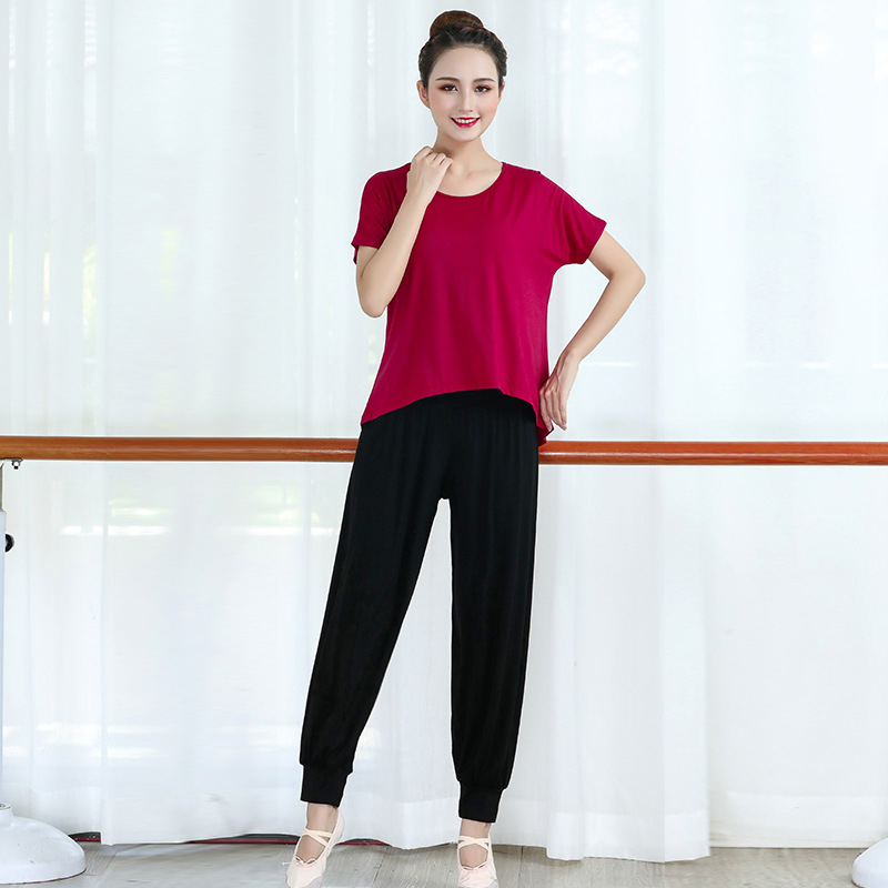 Női táncruha, modern táncos kostüm Modal viszkóz 92%, próba és színpadi előadásokhoz