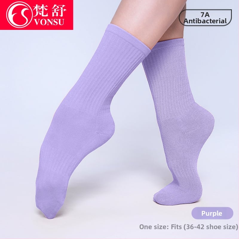 Șosete de dans pentru balet modern și clasic — antiderapante, lungime medie, unisex, îngroșate pentru antrenament