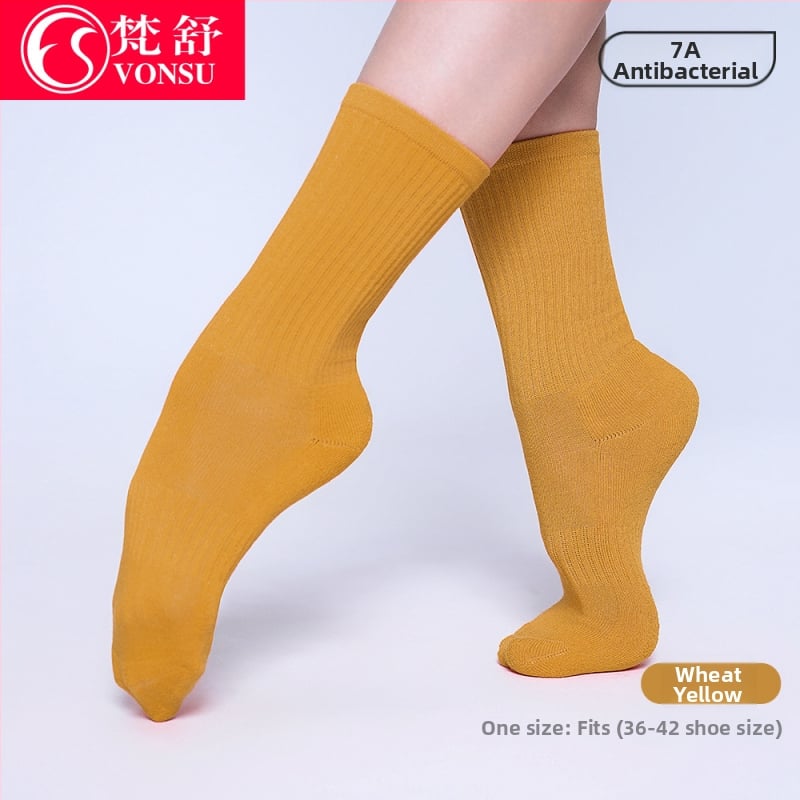 Șosete de dans pentru balet modern și clasic — antiderapante, lungime medie, unisex, îngroșate pentru antrenament