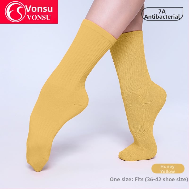 Șosete de dans pentru balet modern și clasic — antiderapante, lungime medie, unisex, îngroșate pentru antrenament