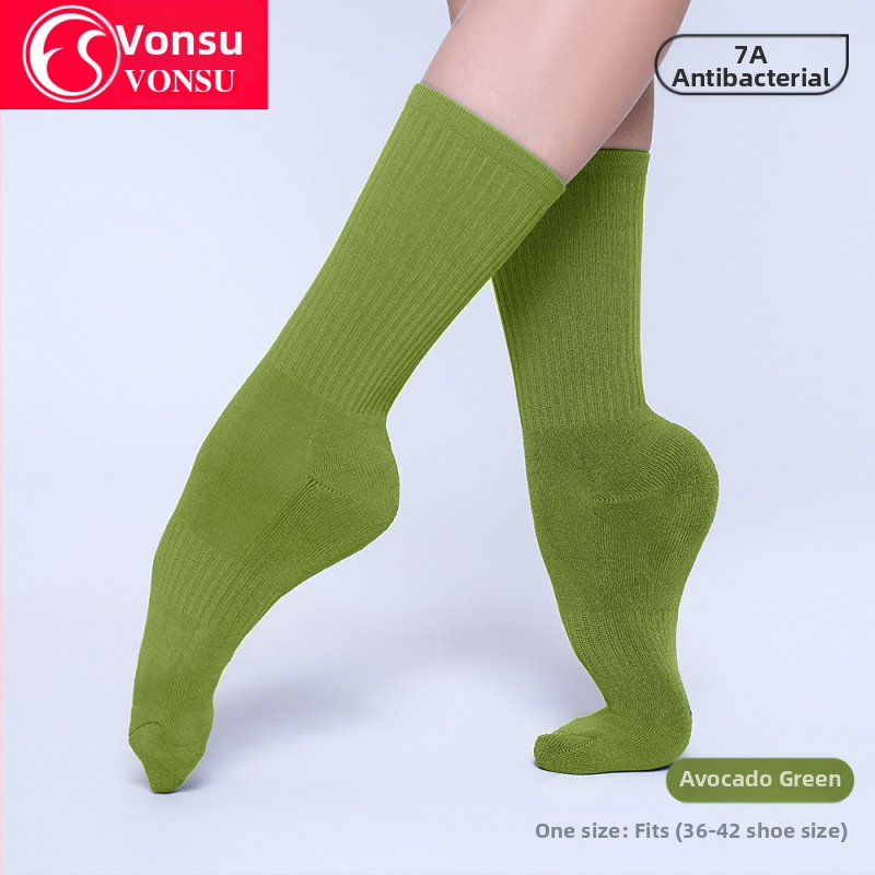 Șosete de dans pentru balet modern și clasic — antiderapante, lungime medie, unisex, îngroșate pentru antrenament