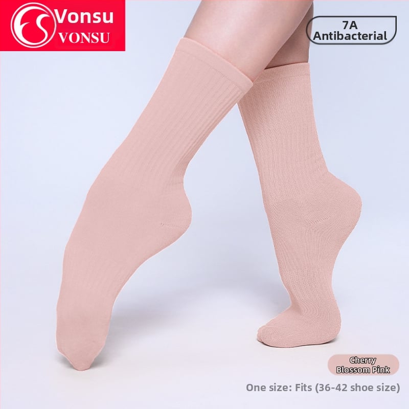 Șosete de dans pentru balet modern și clasic — antiderapante, lungime medie, unisex, îngroșate pentru antrenament