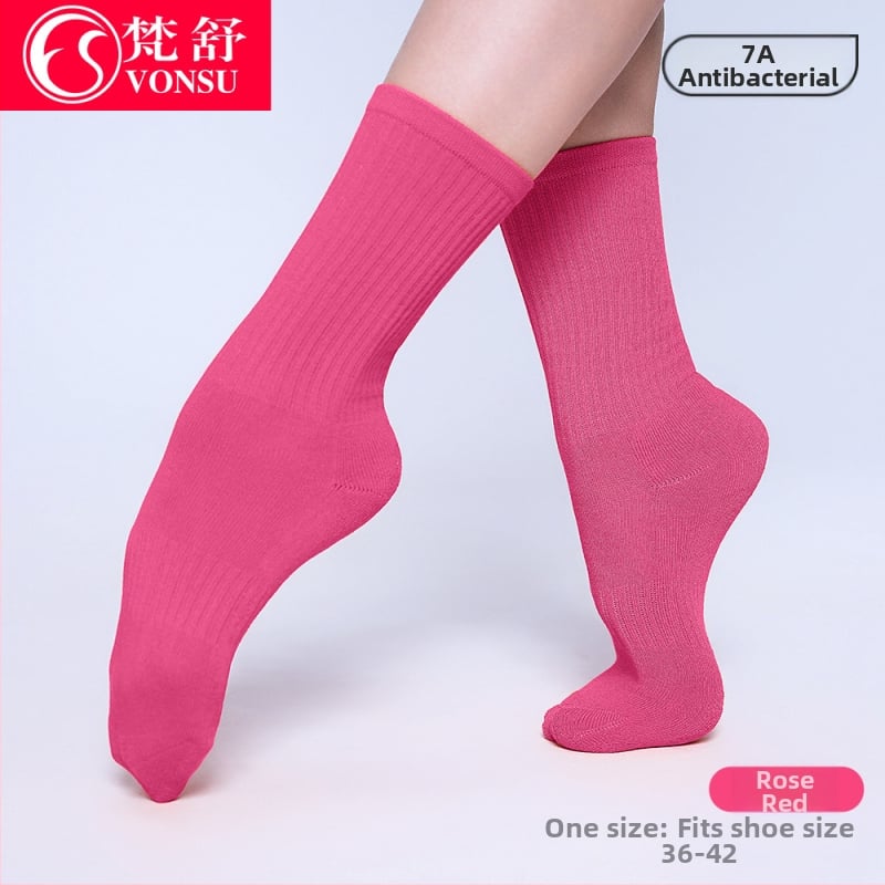 Șosete de dans pentru balet modern și clasic — antiderapante, lungime medie, unisex, îngroșate pentru antrenament