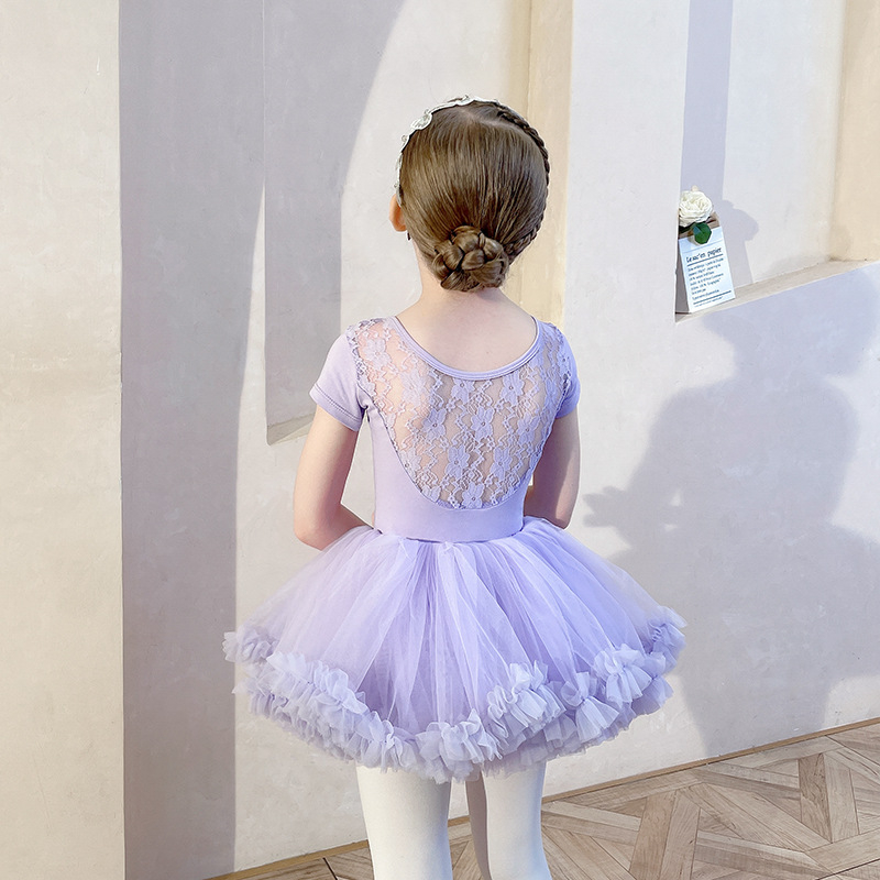 Детски балетен костюм за тренировки, памук 95%, за момичета 3–8 г., стил корейски, марка Bina poem