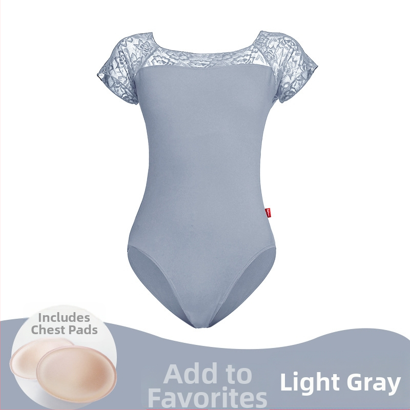 Jednodielne nylonové baletné oblečenie pre dospelé ženy – oblečenie na baletný tréning, leto