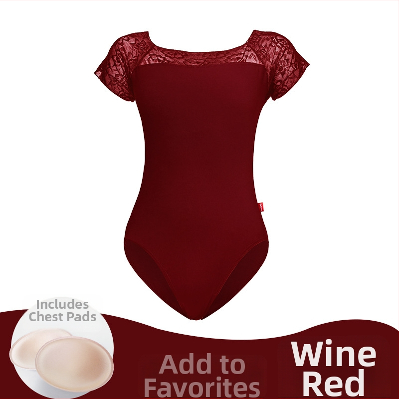 Jednodielne nylonové baletné oblečenie pre dospelé ženy – oblečenie na baletný tréning, leto