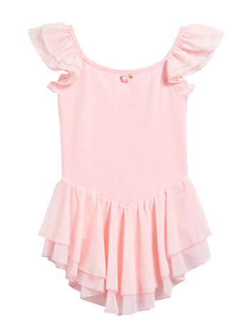 Rochie de dans pentru copii, vară, tutu balet pentru antrenament, 95% bumbac, țesătură moale tratată, stil drăguț