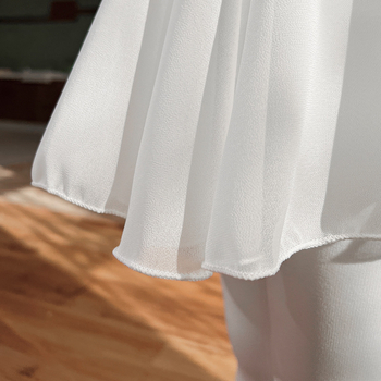 Fustă de balet pentru copii, din nylon, talie cu șnur, stil coreean, pentru copii 3–8 ani