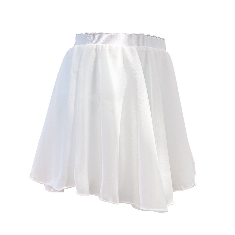 Fustă de balet pentru copii, din nylon, talie cu șnur, stil coreean, pentru copii 3–8 ani