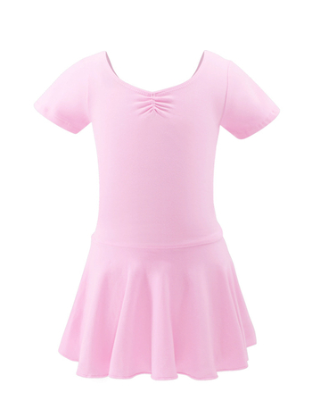 Costum de balet pentru copii, salopetă cu mânecă lungă pentru reprezentații și antrenamente, țesătură bumbac-elastan, 95% bumbac, stil prințesă