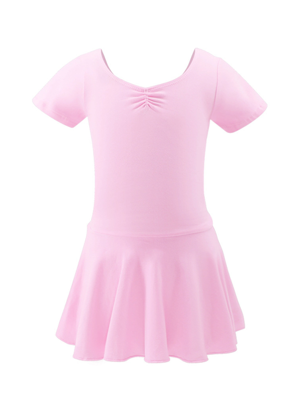 Costum de balet pentru copii, salopetă cu mânecă lungă pentru reprezentații și antrenamente, țesătură bumbac-elastan, 95% bumbac, stil prințesă