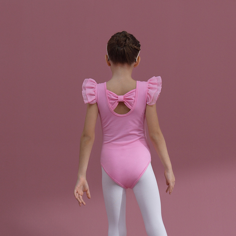 Dječja pamučna plesna haljina za vježbanje – 95% pamuk, za djevojčice, 3–8 godina, kineski ples