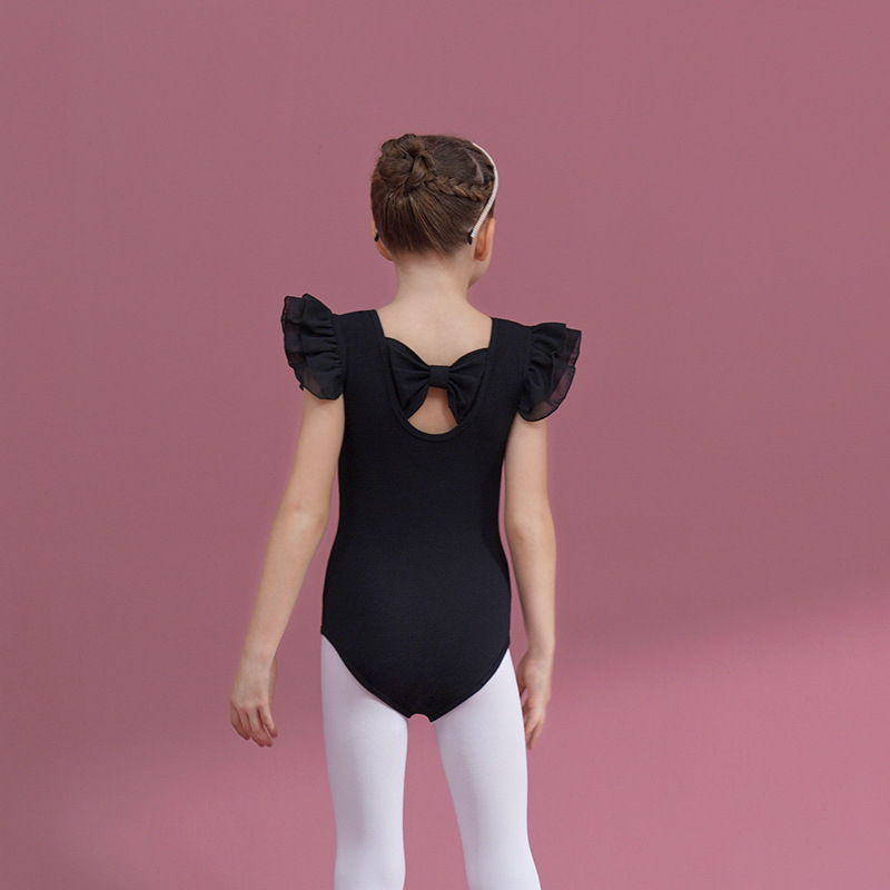 Dječja pamučna plesna haljina za vježbanje – 95% pamuk, za djevojčice, 3–8 godina, kineski ples