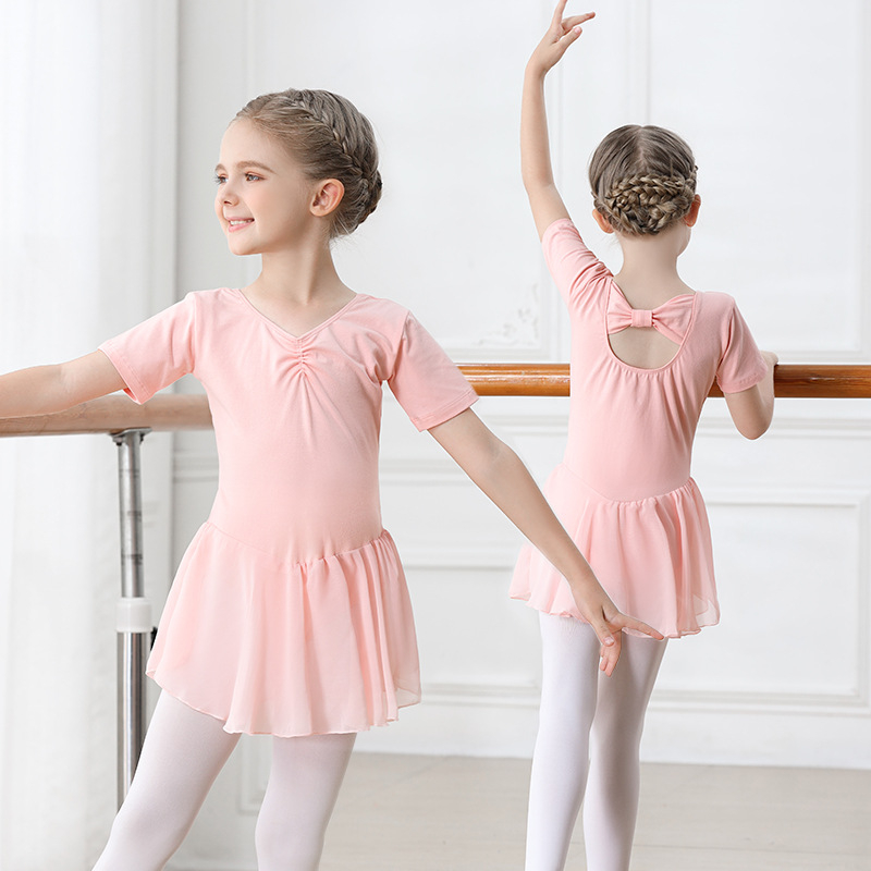 Rochie balet pentru copii cu tutu, costum din bumbac 95%, pentru vârsta 3–8 ani, primăvară 2024