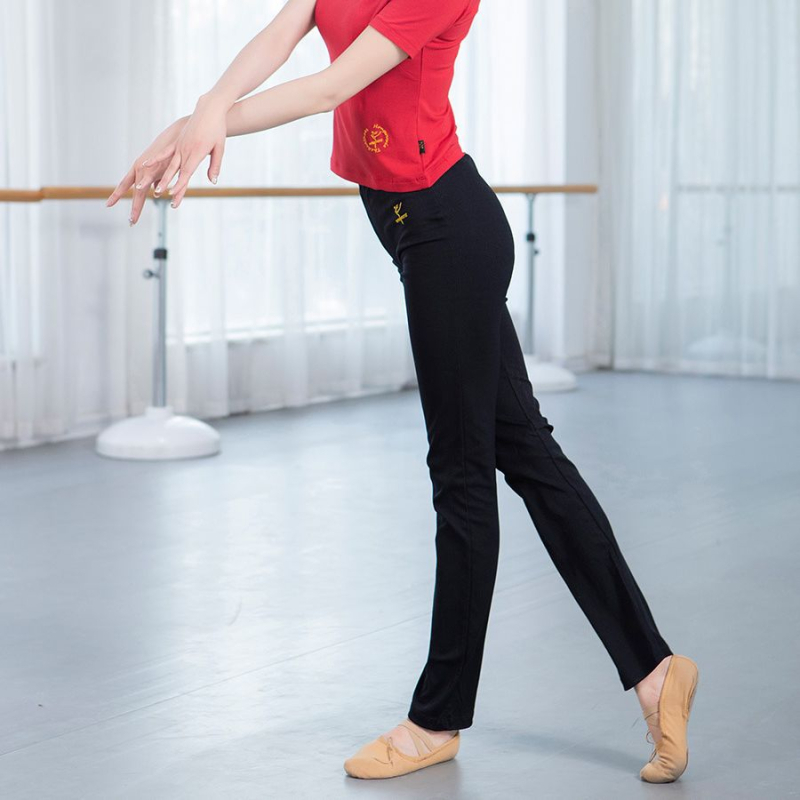 Pantaloni de dans pentru copii – dans pătrățel; material: amestec nylon; căptușeală: nylon; purtare pe tot timpul anului; potriviți pentru balet, dansuri latino și standard național; pentru fete