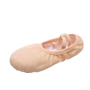 Deti baletové tanečné topánky – plátená vrchná časť, kožená podrážka, šnúrky, unisex, na balet