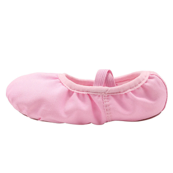 Plesne cipele za djecu – gornji dio od platna, potplat od teleće kože, prozračne, lagane, za balet i moderan ples