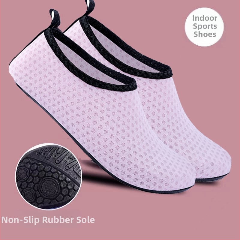 Pantofi de fitness indoor – respiranti, ușori, absorbție a șocurilor, talpă din cauciuc antiderapant, partea superioară din material elastic