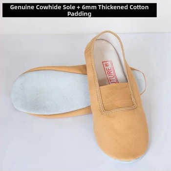 Tanečné topánky na balet a moderný tanec, unisex; vrchný materiál: plátno a bavlna; podrážka: PU; priedušné, rýchloschnúce, ľahké a odolné voči opotrebeniu.