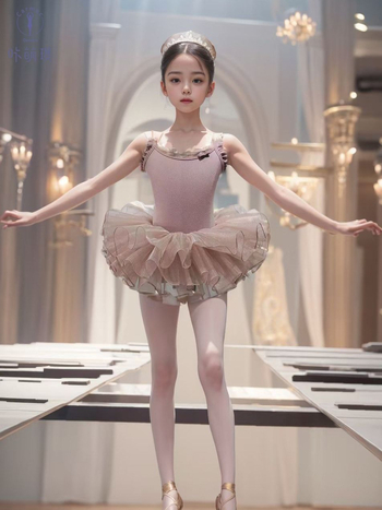 Set de dans pentru copii – costumas balet cu tutu, stil prințesă, pentru fete între 3 și 8 ani, vară 2023