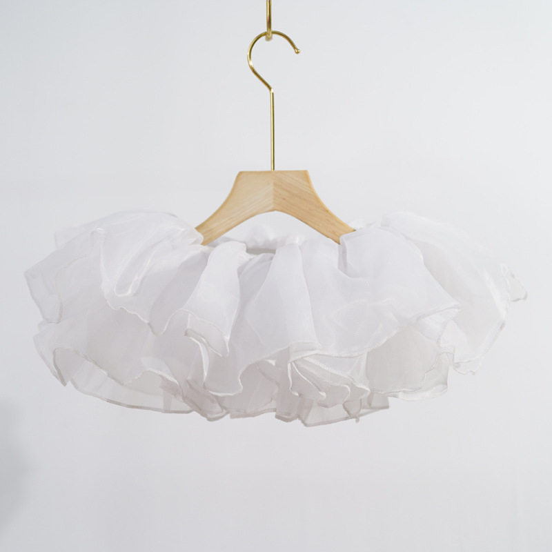 Dječja organza baletna tutu suknja, 100% poliester, mekan tretman, All-Match stil, plesna odjeća