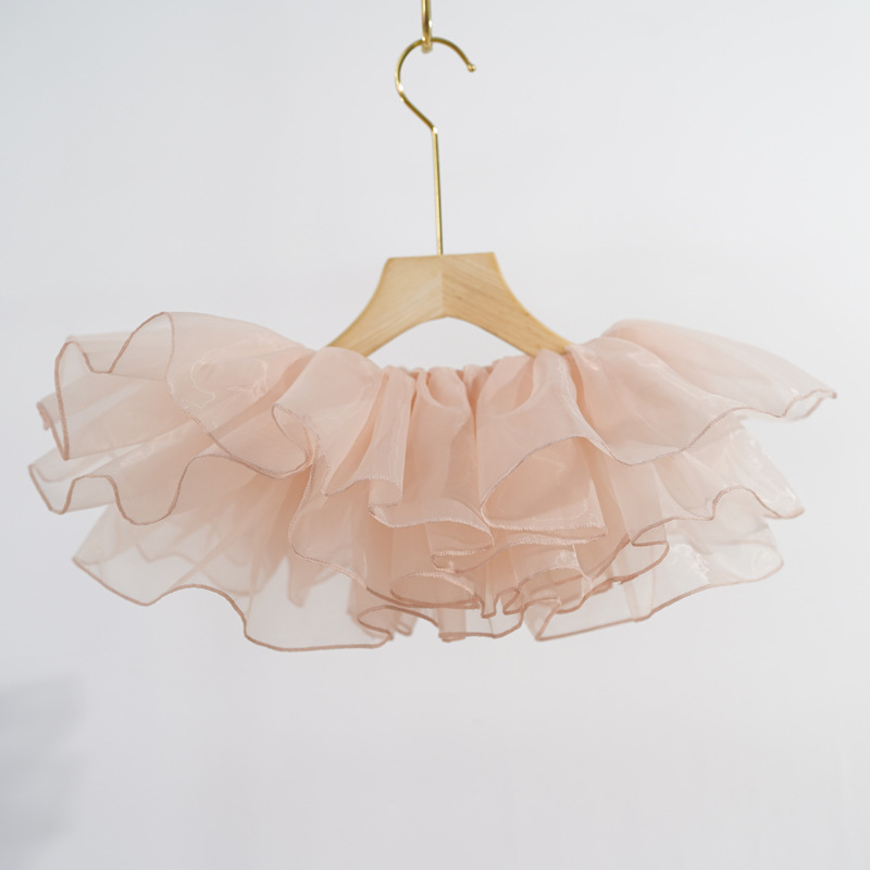 Dječja organza baletna tutu suknja, 100% poliester, mekan tretman, All-Match stil, plesna odjeća