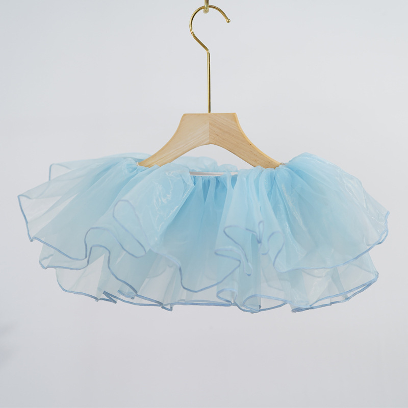 Dječja organza baletna tutu suknja, 100% poliester, mekan tretman, All-Match stil, plesna odjeća