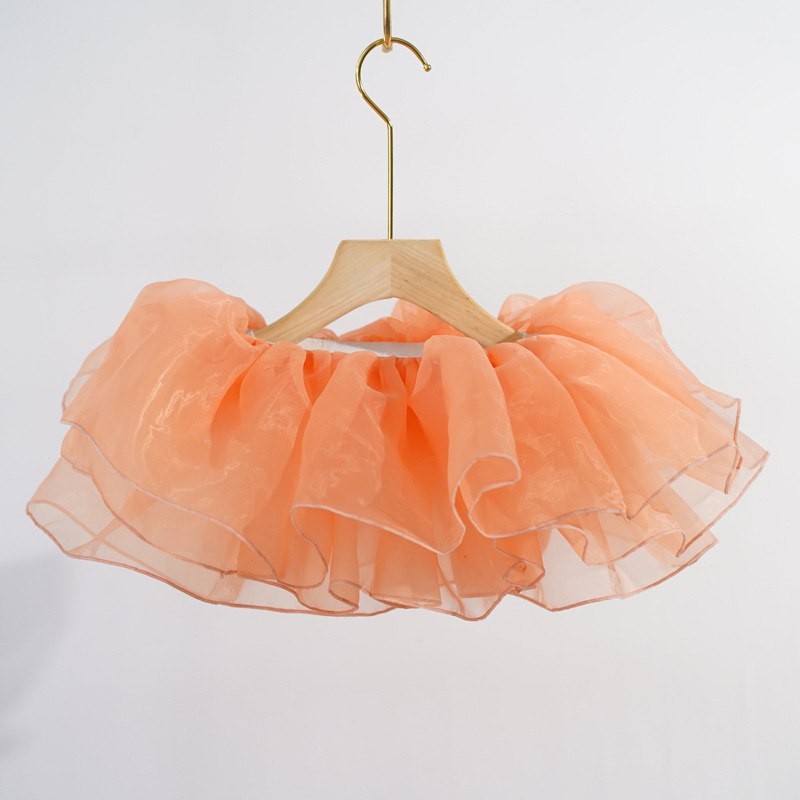Dječja organza baletna tutu suknja, 100% poliester, mekan tretman, All-Match stil, plesna odjeća