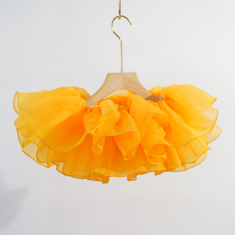 Dječja organza baletna tutu suknja, 100% poliester, mekan tretman, All-Match stil, plesna odjeća